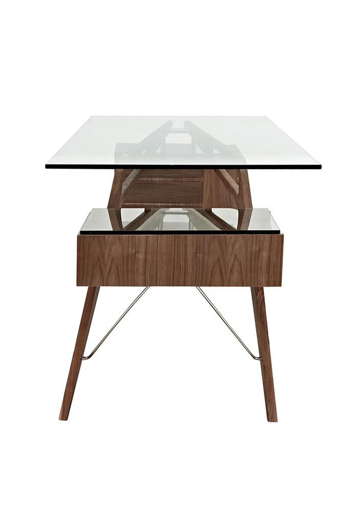 Wooden Desk Modern Retro Js Interiors Furniture Auckland Nz